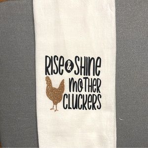 Brand new customized kitchen tea towel